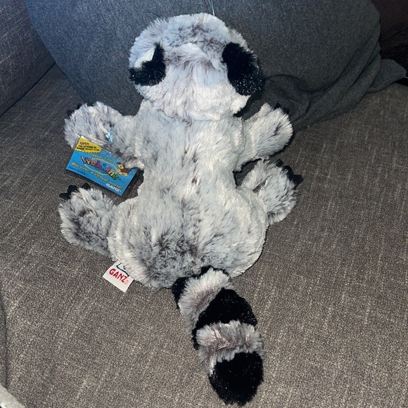 WEBKINZ Ganz RACCOON RETIRED HM143 w/hang &but Tag No Code plush stuffed animal - Picture 9 of 16